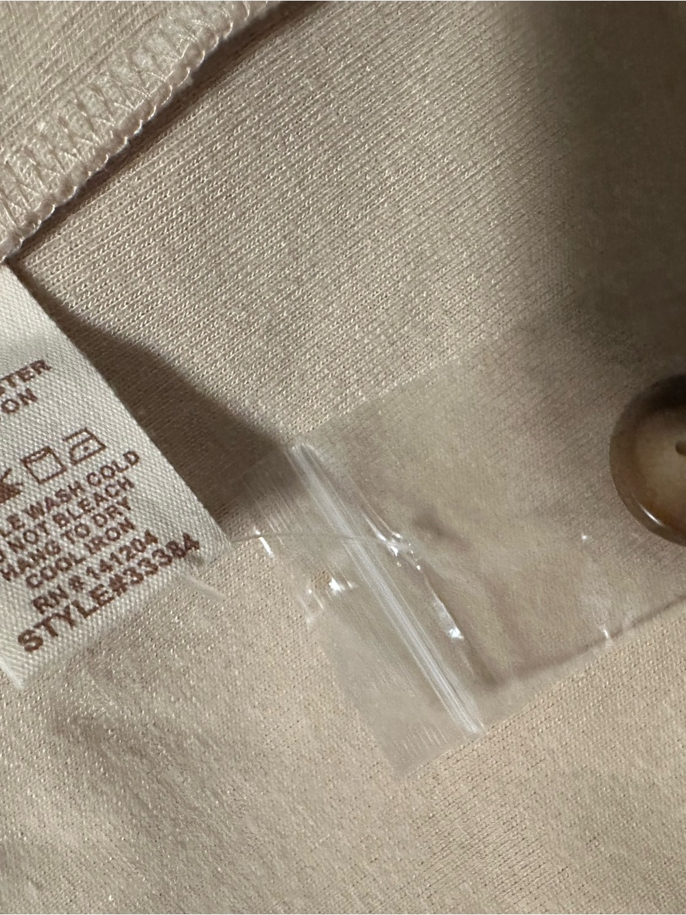 Hem & Thread Cream Sherpa Button-Front Teddy Jacket - Picture 5 of 6